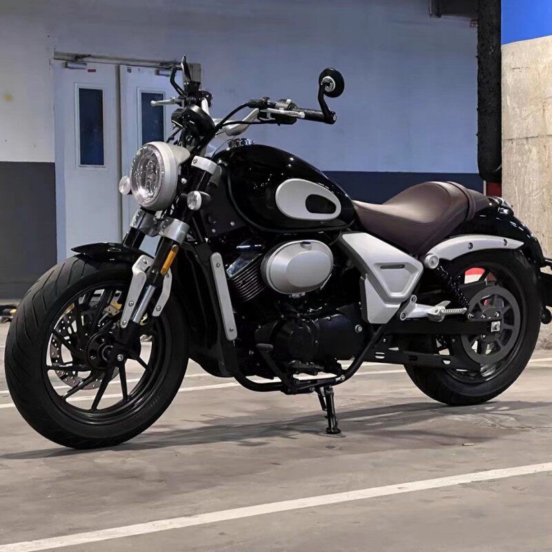 复古摩托车爵士捷dx250ccv型双缸发动机巡航太子机车全国均可上牌