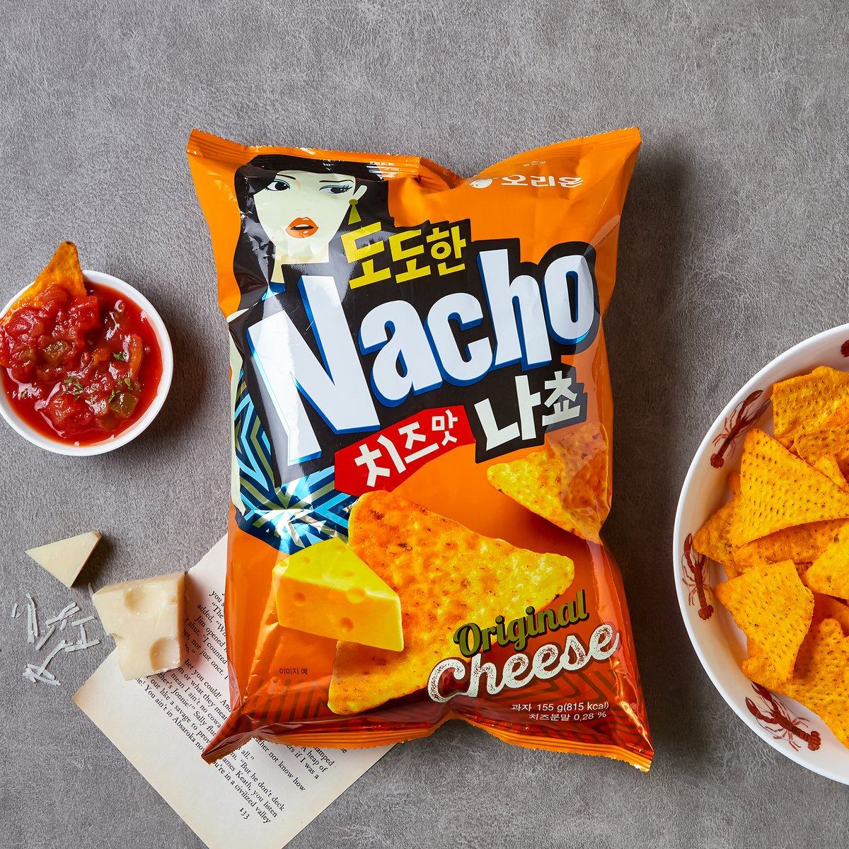 玉米脆片墨西哥_墨西哥玉米片好丽友nacho芝士干酪脆片韩国进口薄脆