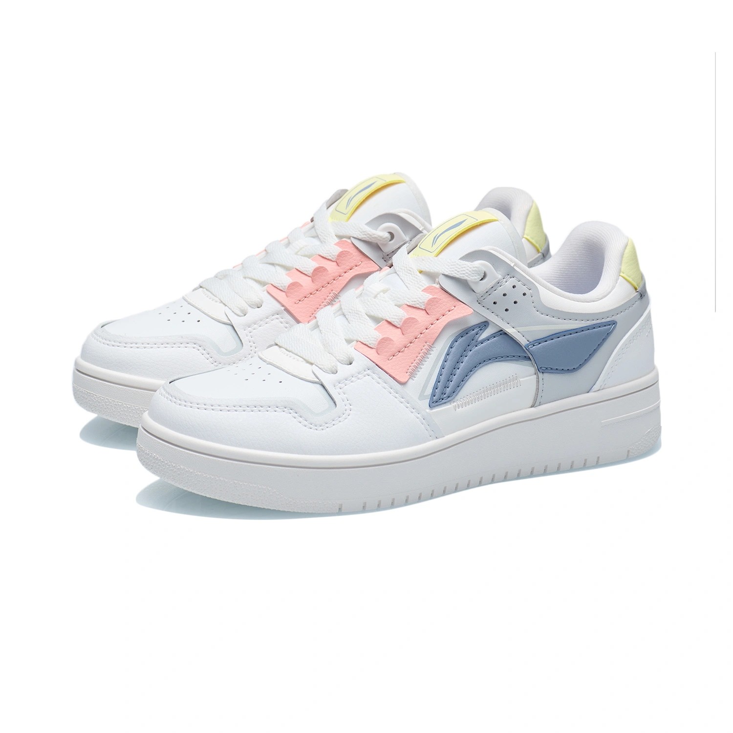 正品lining李宁女天迹经典休闲鞋时尚潮流板鞋闪光运动鞋agcp362