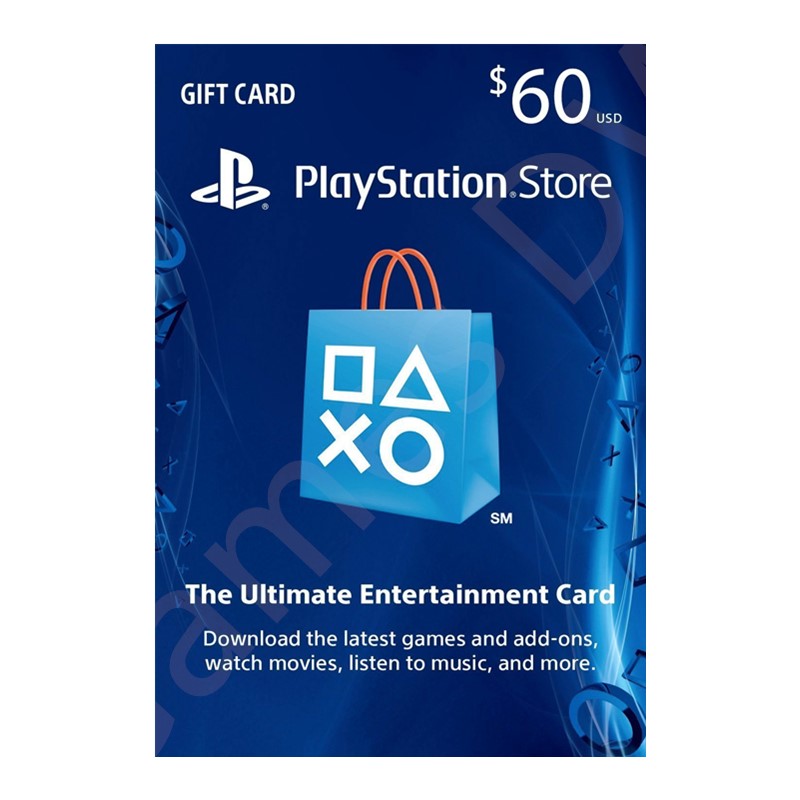 PlayStation Store Gift Card 60USD 美国美服PSN充值点卡$60美元