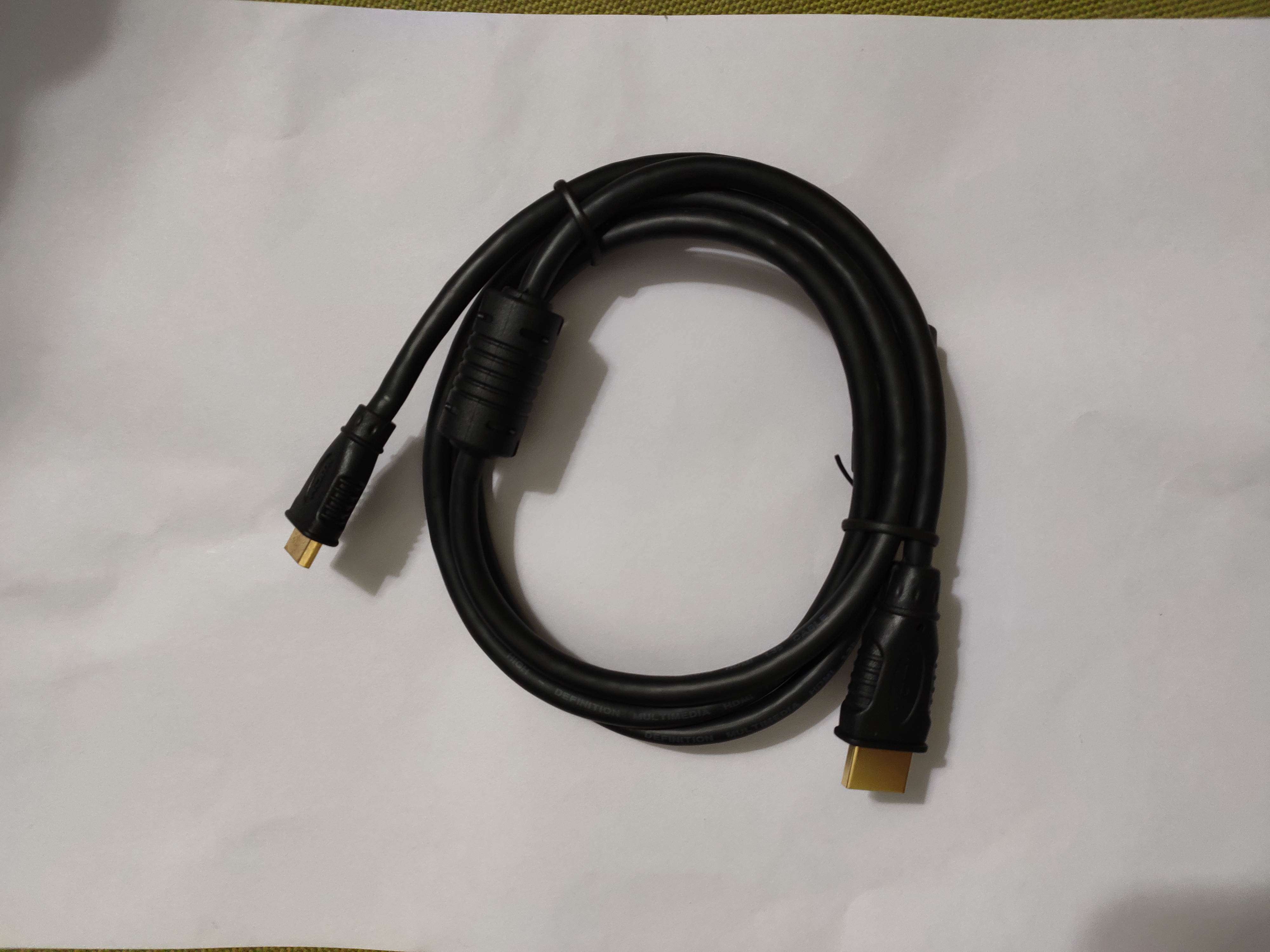 hdmi高清数码相机电脑小口mini大口转接接线投影机hdmi线