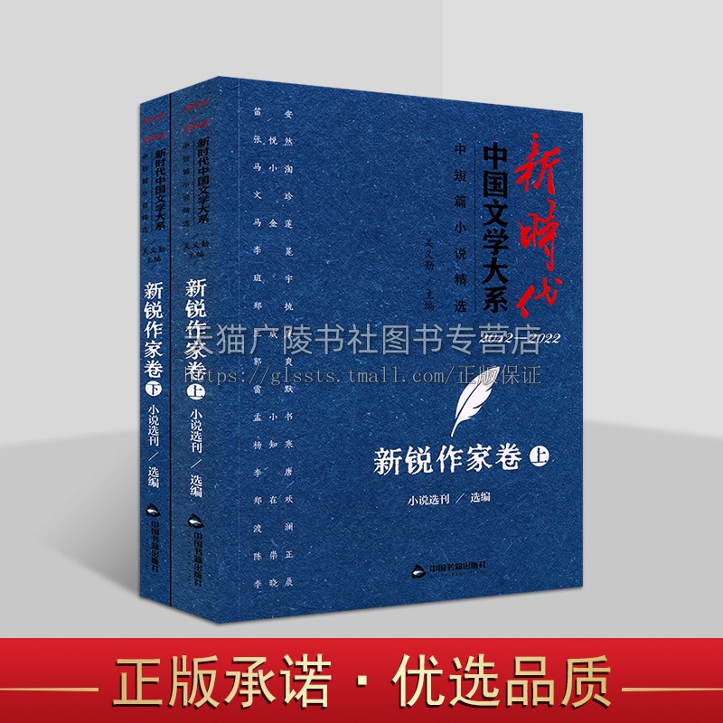 新时代中国文学大系·中短篇小说精选-新锐作家卷（上下册）新锐作家创作精品丛书 新时代中国文学创作 中国书籍出版社