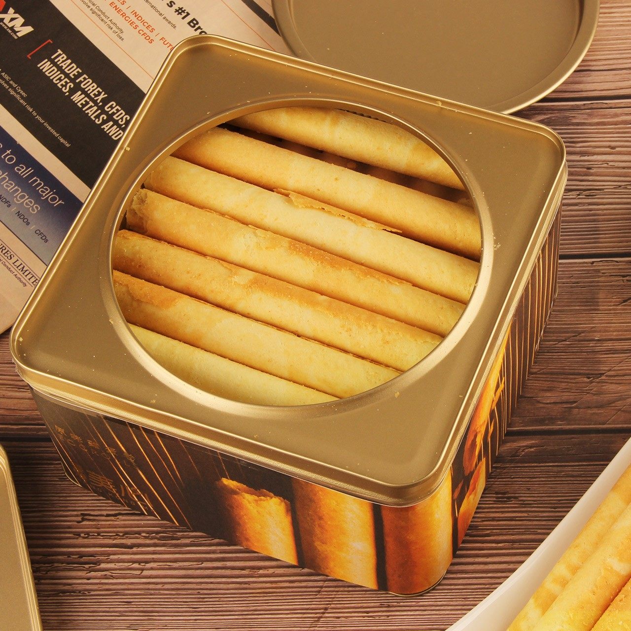 香港美心原味鸡蛋卷送礼盒装网红休闲食品进口休闲零食小吃448g