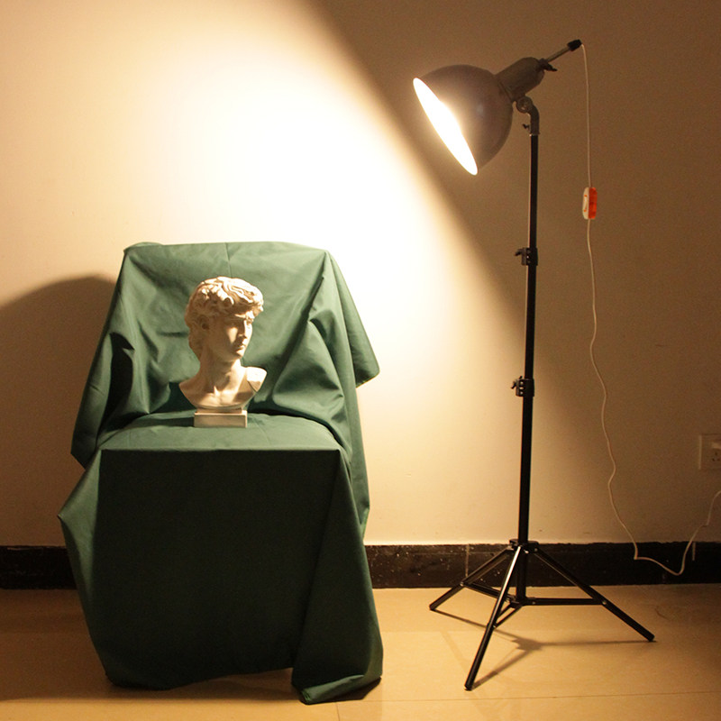 素描聚光灯静物写生灯画室美术教具学生画画专用灯落地灯伸缩折叠