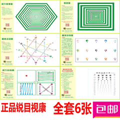 正品锐目视康视力训练图 视力保健图增视图 眼肌训练图眼肌运动图