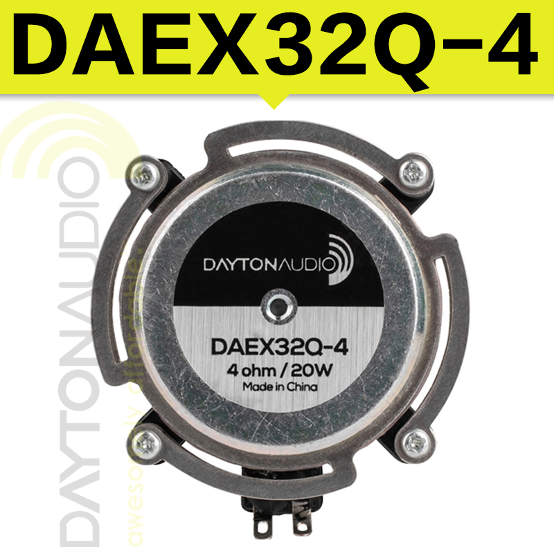 Dayton达通 DAEX32Q48 双弹波平衡振荡喇叭阻抗4欧8欧20瓦功率