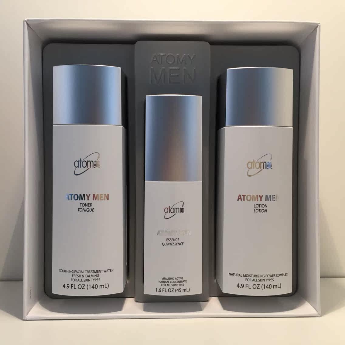 台湾发货韩国atomy艾多美男士保养3件护肤套装补水保湿