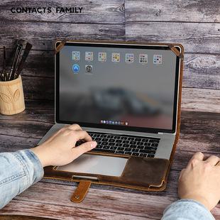 适用苹果macbook pro 15.4 Leather Laptop Case Notebook cover