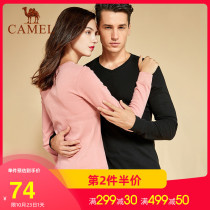 Camel cotton warm underwear set men and women autumn clothes autumn pants thin young couple bottom cotton sweater cotton
