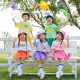 六一儿童表演服装幼儿园舞蹈表演服装小学生啦啦队糖果色水果班服
