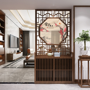 过道隔断柜屏风柜客厅图片