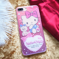 hello Kitty 原厂 超萌小熊iPhone7小熊硅胶全包7plus苹果手机壳