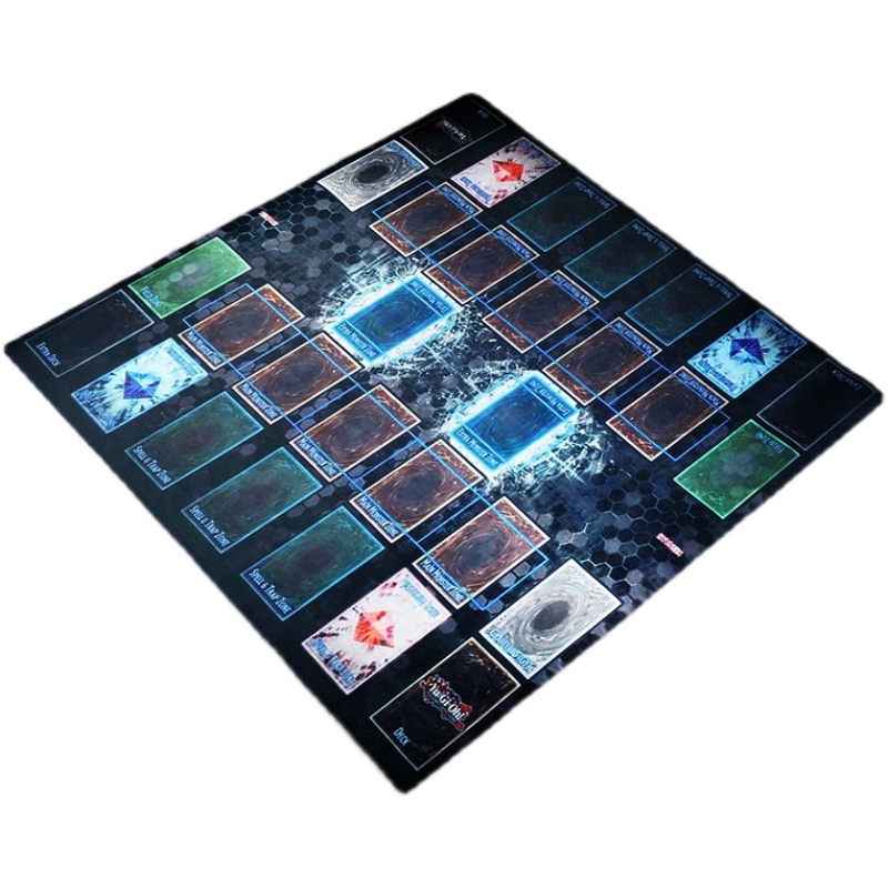 闪刀姬卡垫桌游牌垫游戏王决斗套装600x600mm橡胶桌垫双人战斗盘