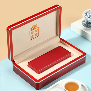 高端钢琴烤漆木盒小铁盒装大红袍茶叶盒金骏眉包装盒一两空礼品盒
