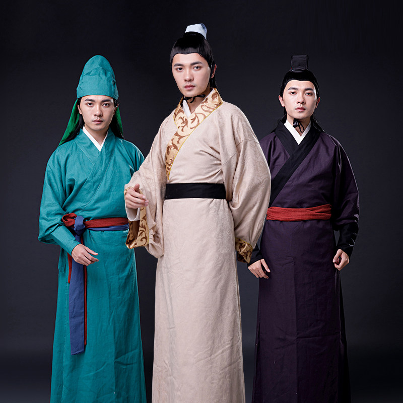 影视古装三国演义刘关张同款古装棉麻汉服古装影楼侠客写真演出服