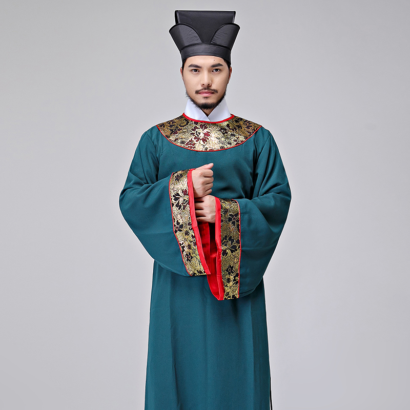 珂卡蝶影视古装宋朝太监服男棉麻大臣服写真服剧组群演古装演出服