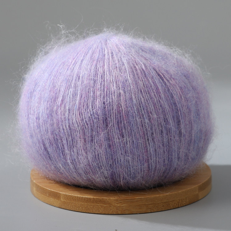 纯毛马海毛线细毛线