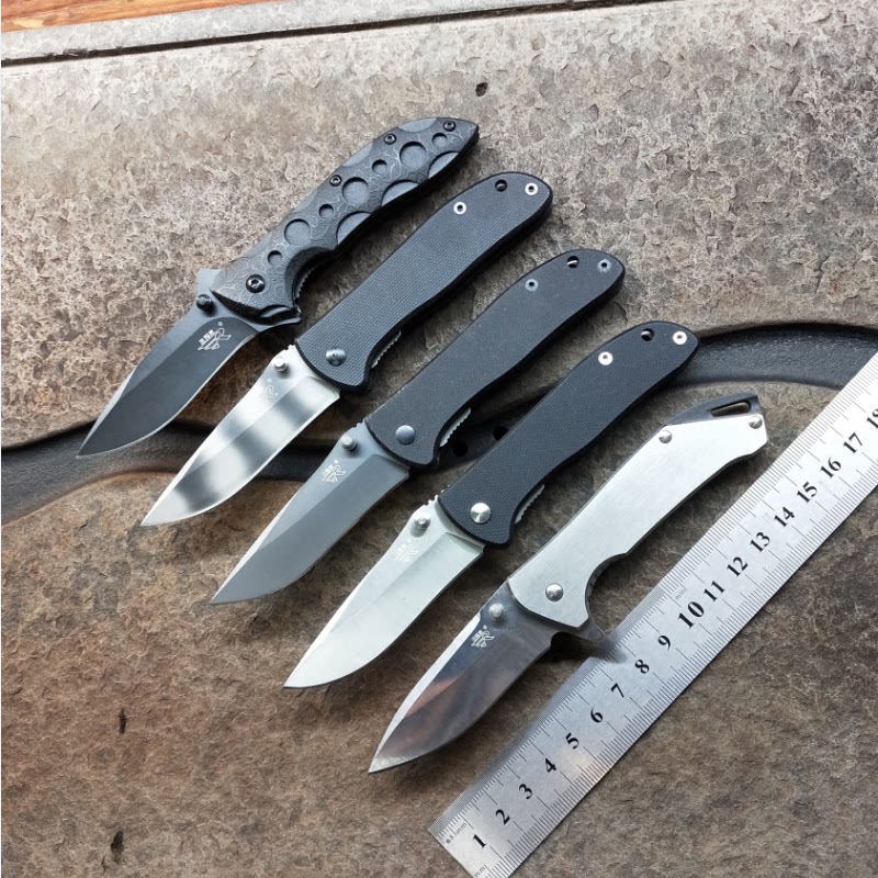 三刃木7007 7034便携野外折叠刀