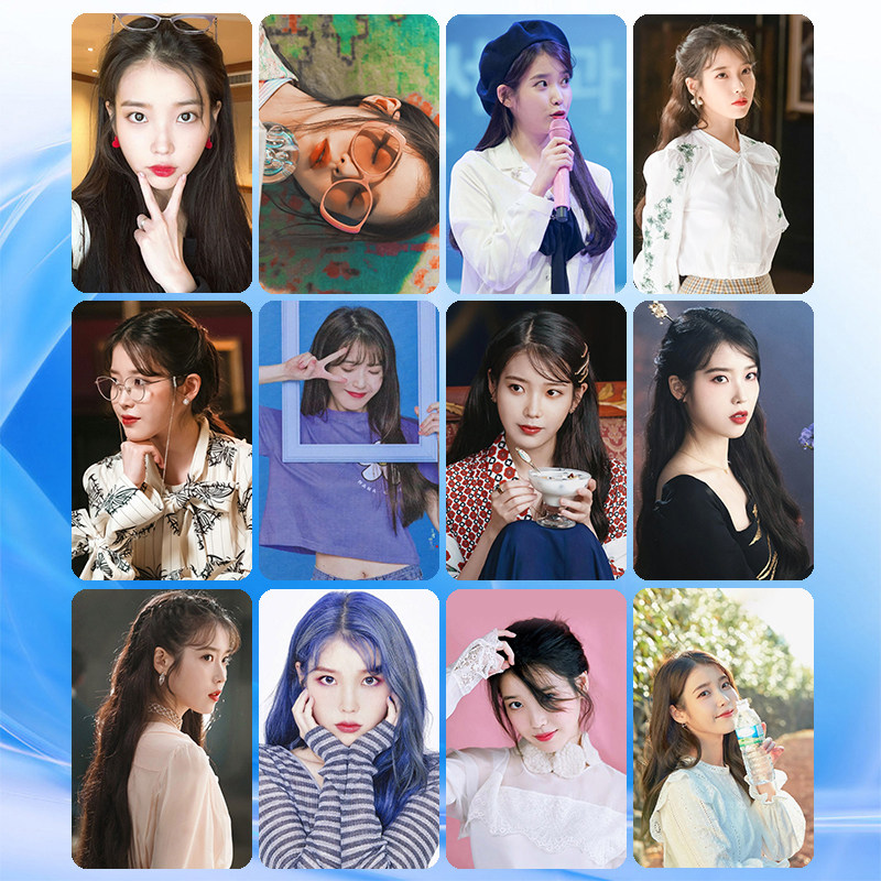 iu李智恩卡贴明星防水防消磁贴纸学生饭卡公交卡门禁卡贴定制包邮