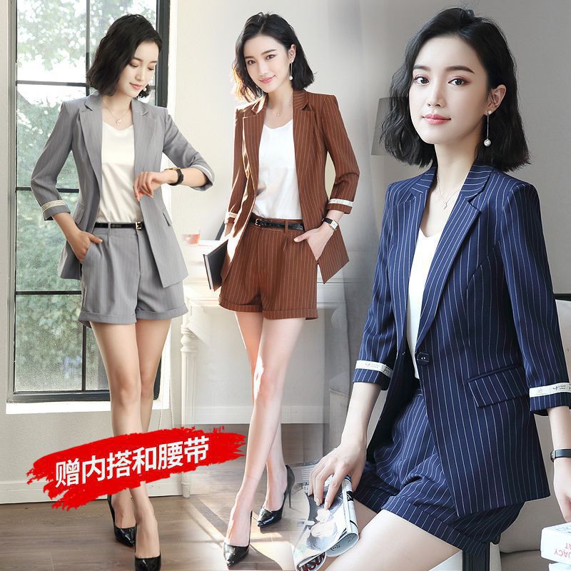 女装百搭服装工装裤早秋大码职业装女套装工装时尚两件夏裙透气|ruв категории Женская одежда, костюм/студенты школьную форму/обмундирования, профессионального женский брючный костюм - от Buy2taobao.com для оказания профессиональной услуги покупки агента Taobao