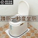 坐便器老人移动马桶家用蹲厕坐便凳便携式孕妇上厕所蹲便改坐便椅