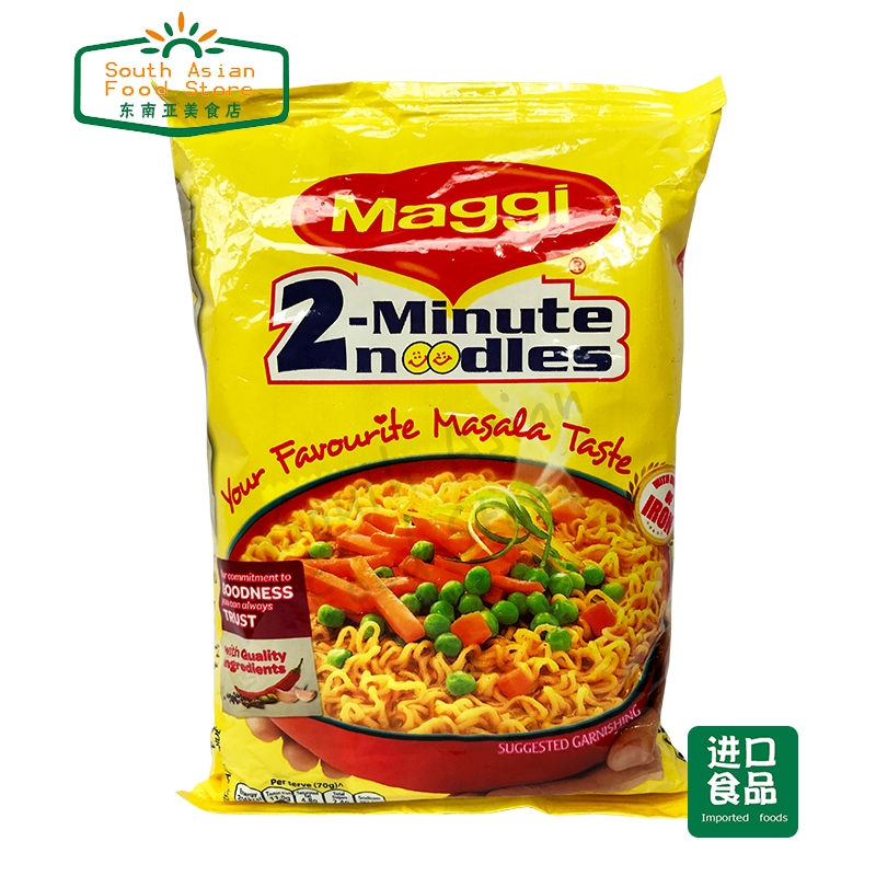 INDIAN FOOD 印度食品 MAGGI MASALA NOODLES 美极方便面 70g克