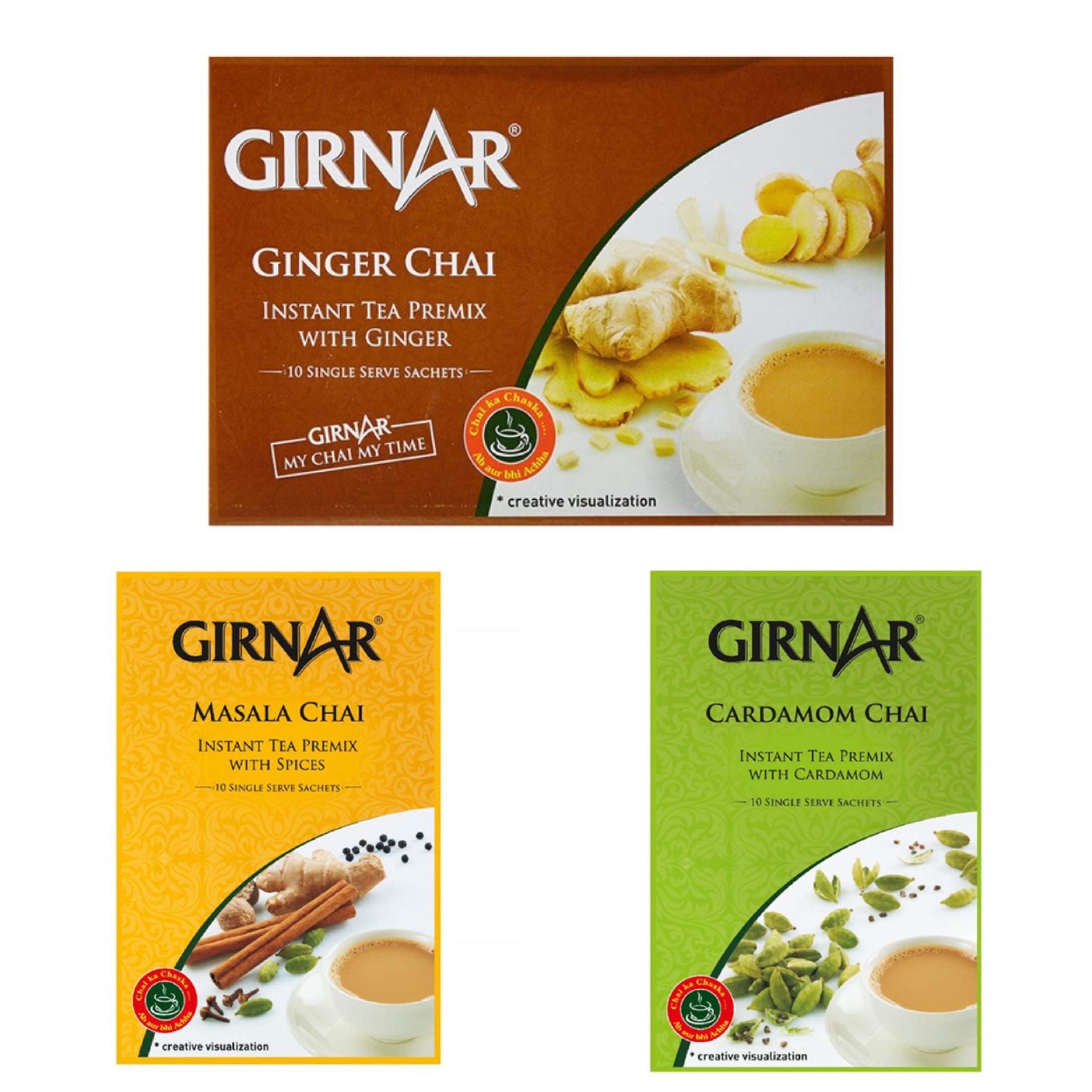 INDIAN FOOD 印度 GIRNAR MASALA CHAI TEA 玛萨拉速溶奶茶 140g