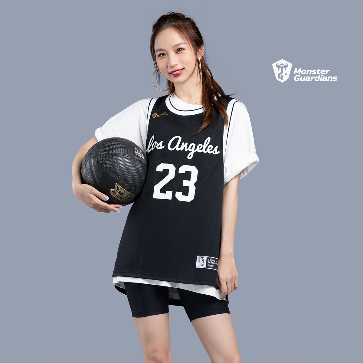健身背心女 中长款_monster guardians中长款球衣女夏外穿篮球服运动