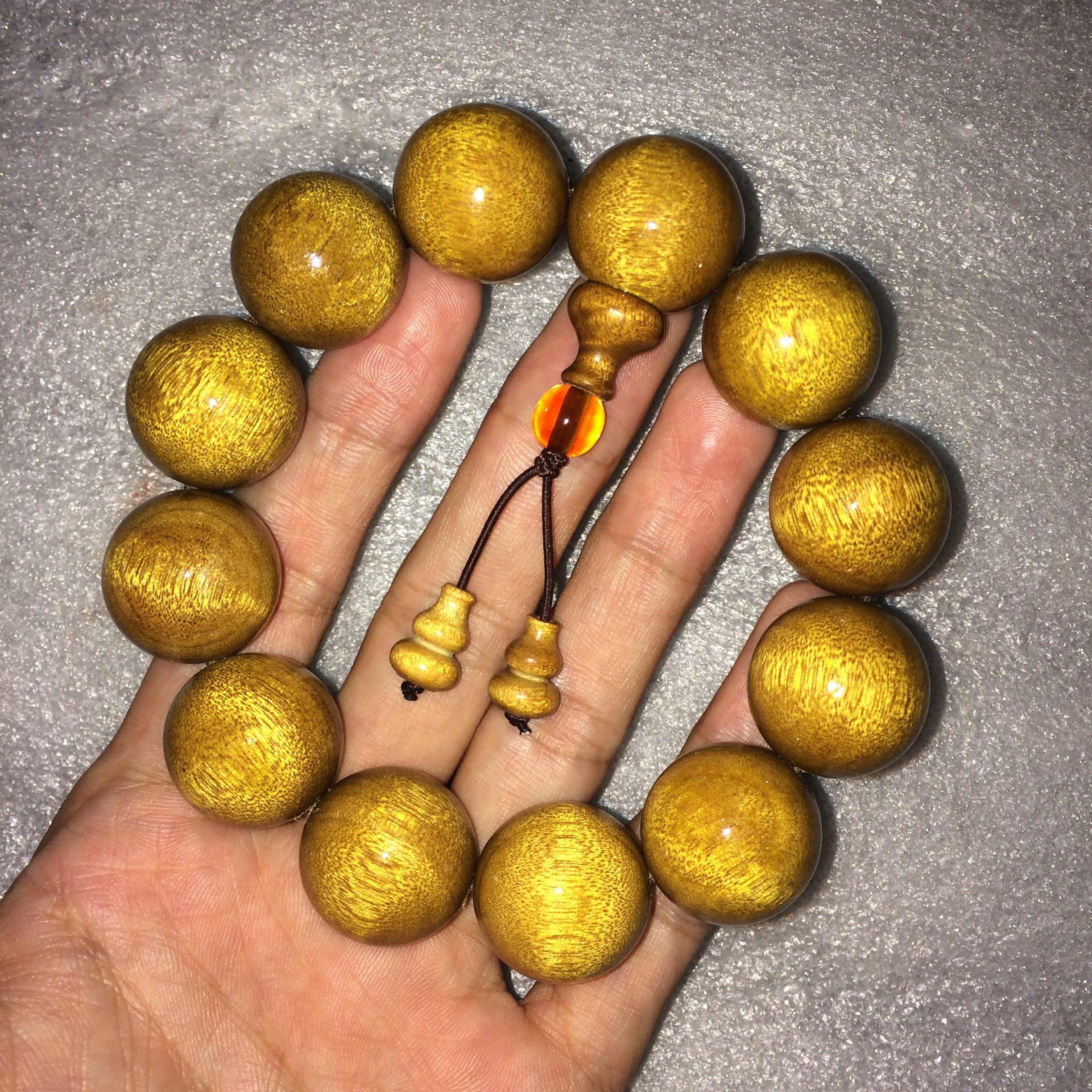 一折佛珠手串 男 108颗 金丝楠_四川金丝楠木手串108颗文玩转运佛珠