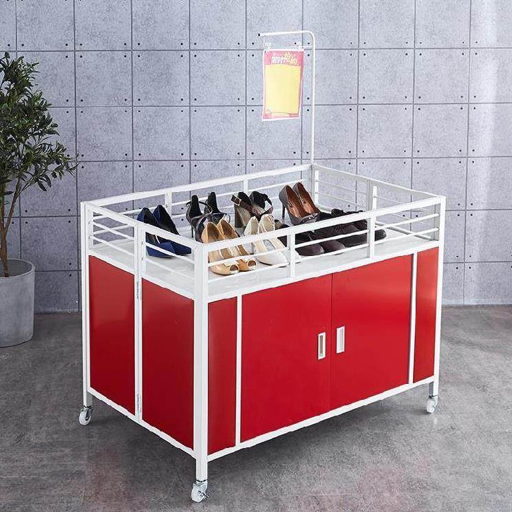 超市水果货架展示架落地活动铁架方便通用壁饰促销架