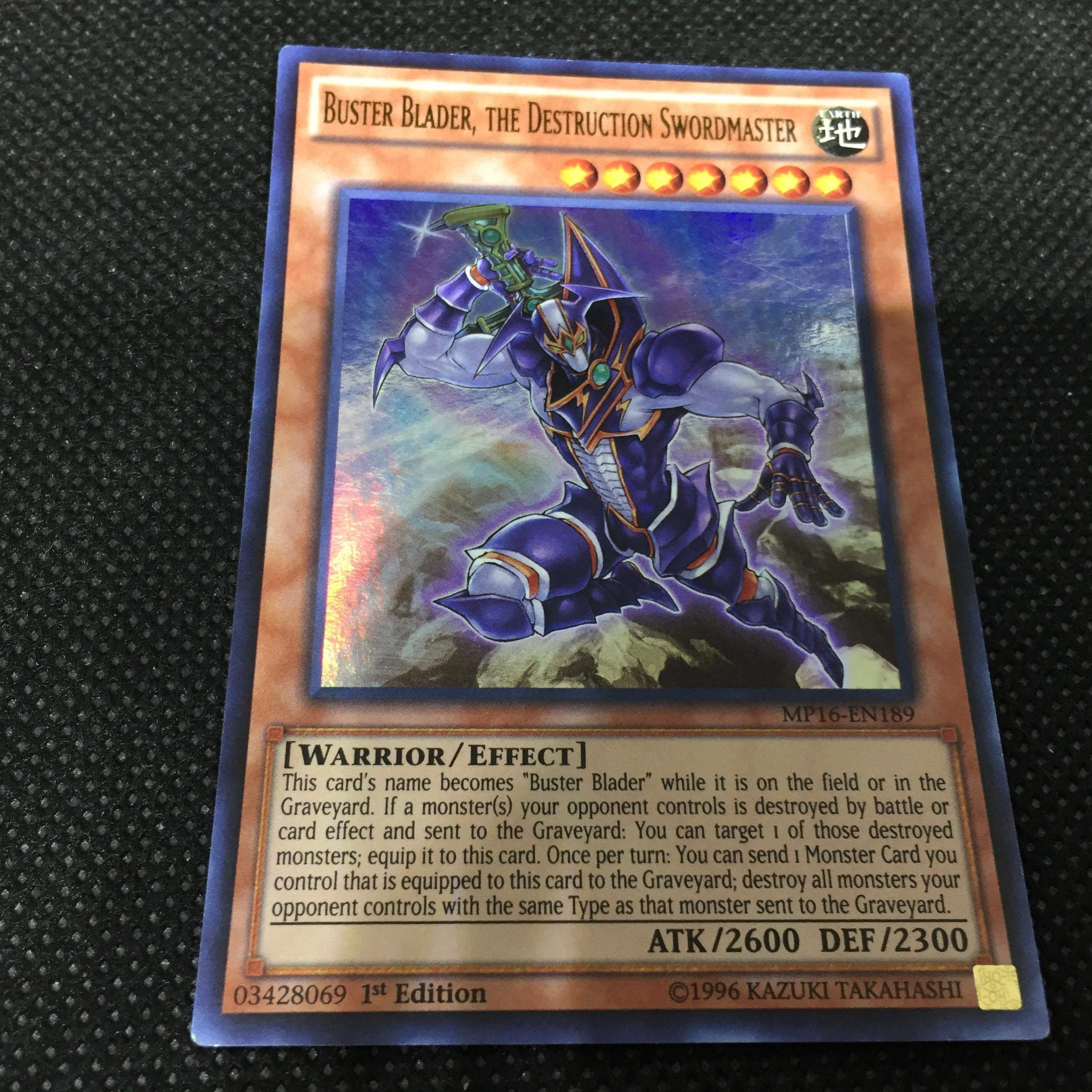 海克正版游戏王 使破坏剑的高手-破坏剑士 罕度ur tcg mp16-en189