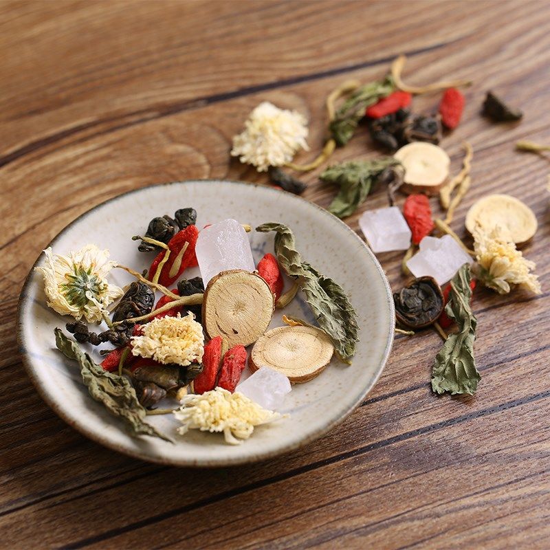 降火花茶清热解金银花枸杞子茶薄荷茶去肝毒去火茶火明目组合