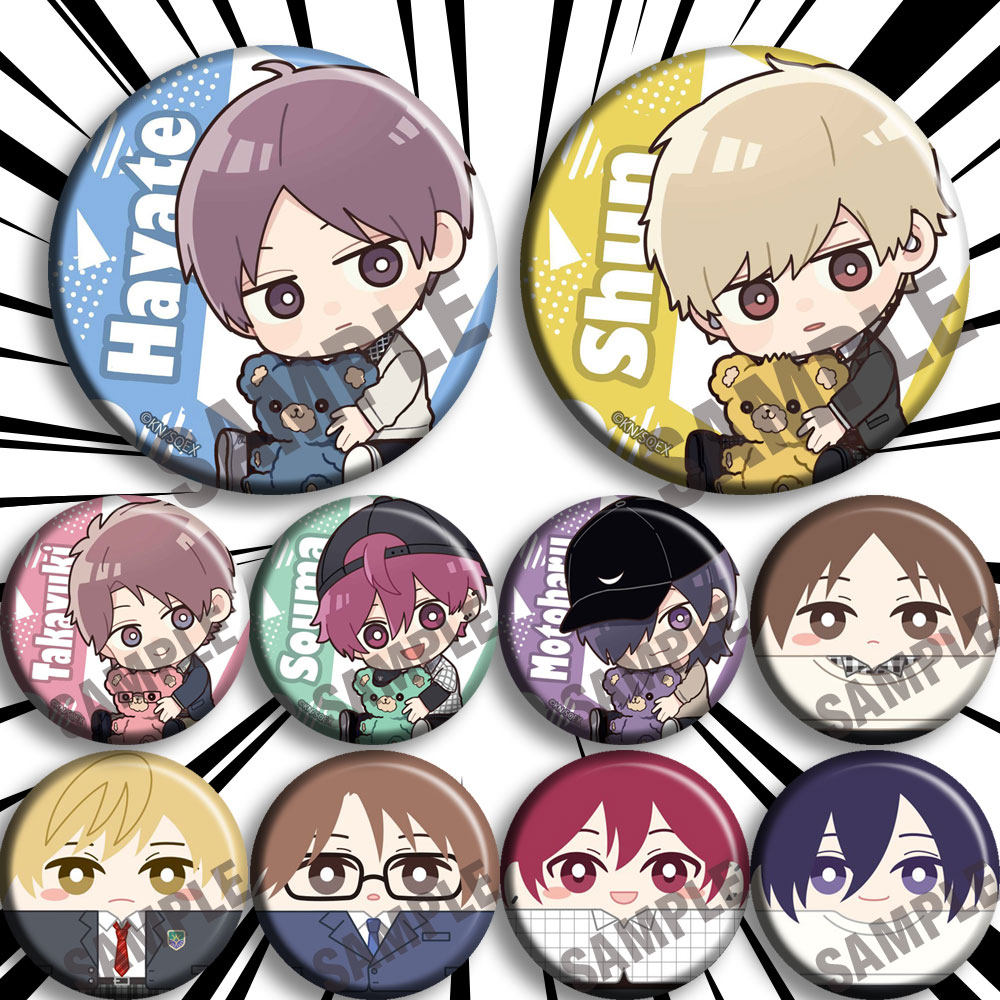 又酷又有点冒失的男孩子们动漫吧唧徽章二次元周边现货c款二见瞬