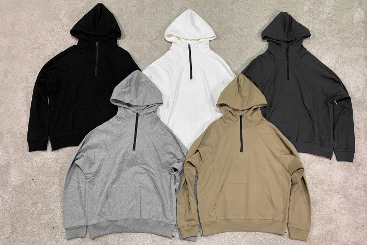 fog半拉链帽衫_fear of god fog essentials第四季复线高街套头卫衣半