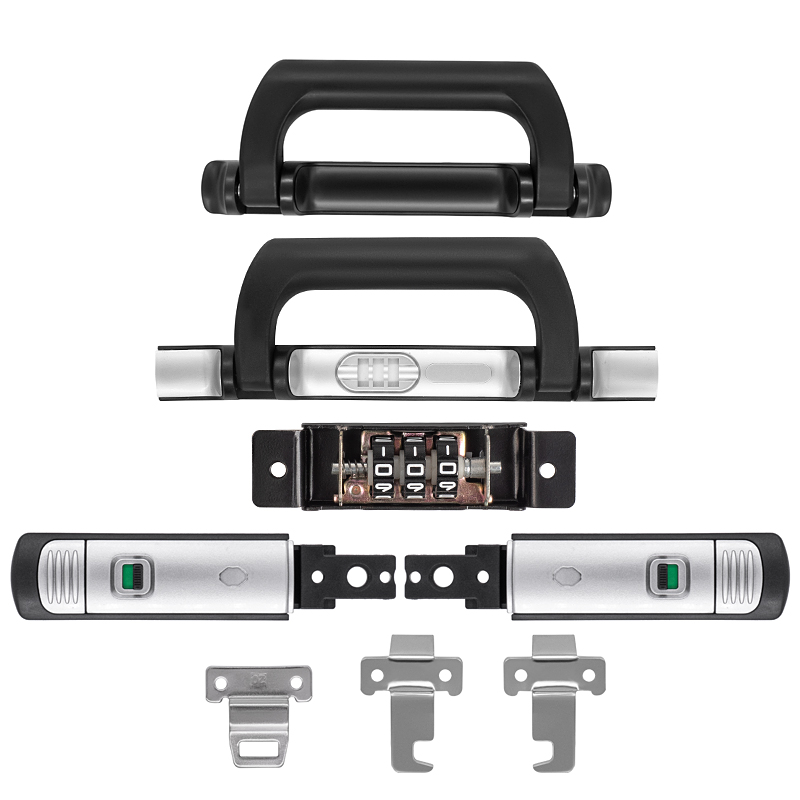 S085铝框拉杆行李箱密码锁配件扣锁密码箱锁皮箱包配件锁扣卡扣锁