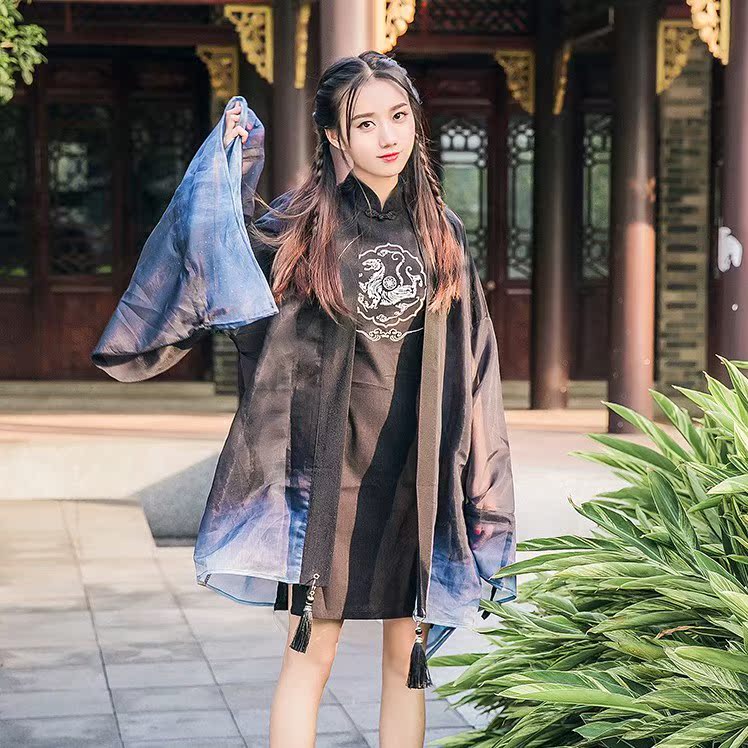 新款绮梦战神白虎 复古风汉服元素男女情侣装遮阳男外套女旗袍连|ruв категории Женская одежда, костюм/национальная одежда/театр костюм, национальная одежда/этап погрузки - от Buy2taobao.com для оказания профессиональной услуги покупки агента Taobao