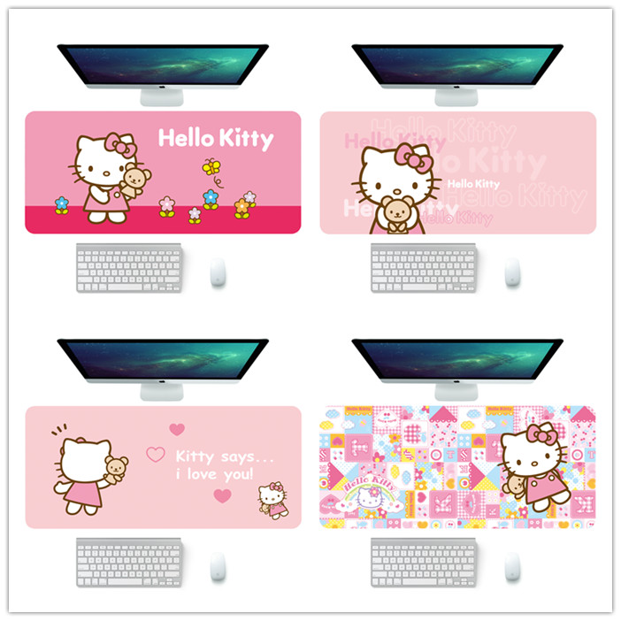 创意日韩ins风Kitty猫鼠标垫学生写字垫超大防水防滑垫凯蒂游戏垫在类目 电脑硬件/显示器/电脑周边, 电脑周边, 鼠标垫/贴/腕垫中 - 来自Buy2taobao.com提供专业的淘宝代购服务