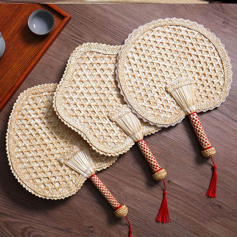 手工编织蒲扇老式包边家用大藤扇夏日纳凉便携扇子