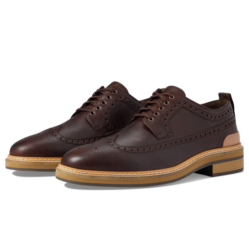 Cole Haan 可汗男鞋新款时尚休闲鞋棕色潮流低帮鞋Davidson Grand