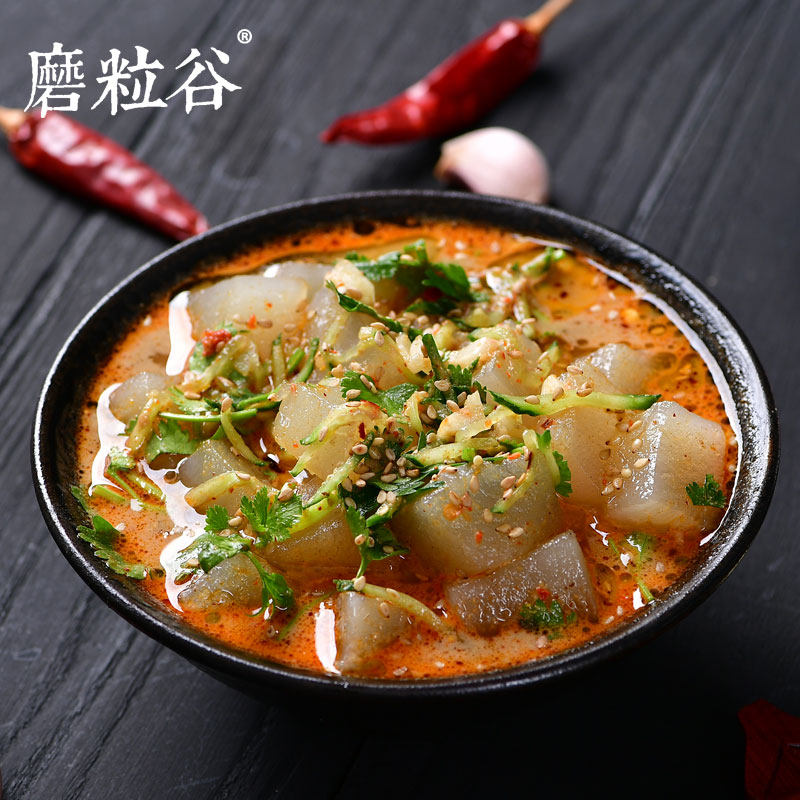 东北特产小吃吉林市_磨粒谷 吉林煎粉东北巷子煎粉吉林市小吃长春炒粉