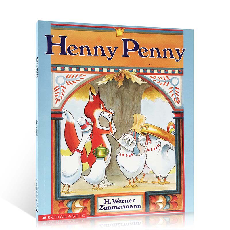 henny penny 母鸡潘妮英文原版有声绘本正版现货平装 4-8岁儿童幼儿