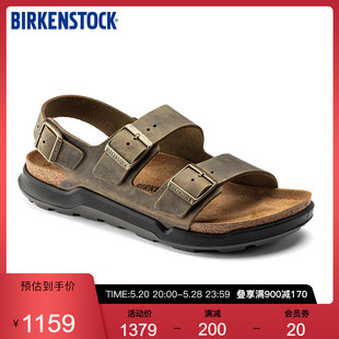 BIRKENSTOCK勃肯系踝凉鞋男款双扣凉鞋进口凉鞋Milano系列