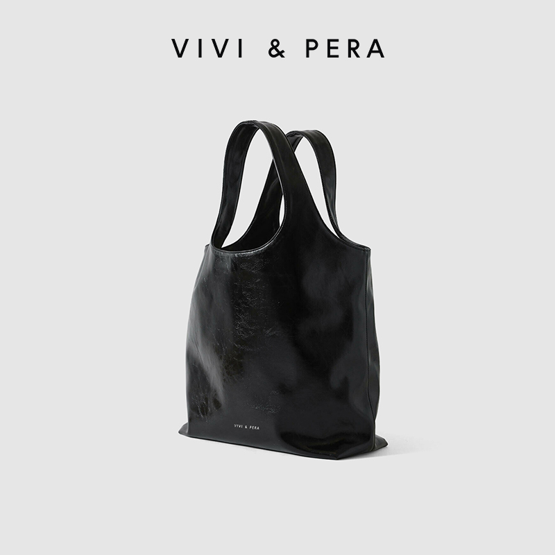 VIVI&PERA 2024新款男女同款托特包中性单肩包手提包大容量购物袋