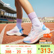 李宁䨻小女孩专业跑步鞋减震轻便2024新款夏季女童鞋中大童运动鞋