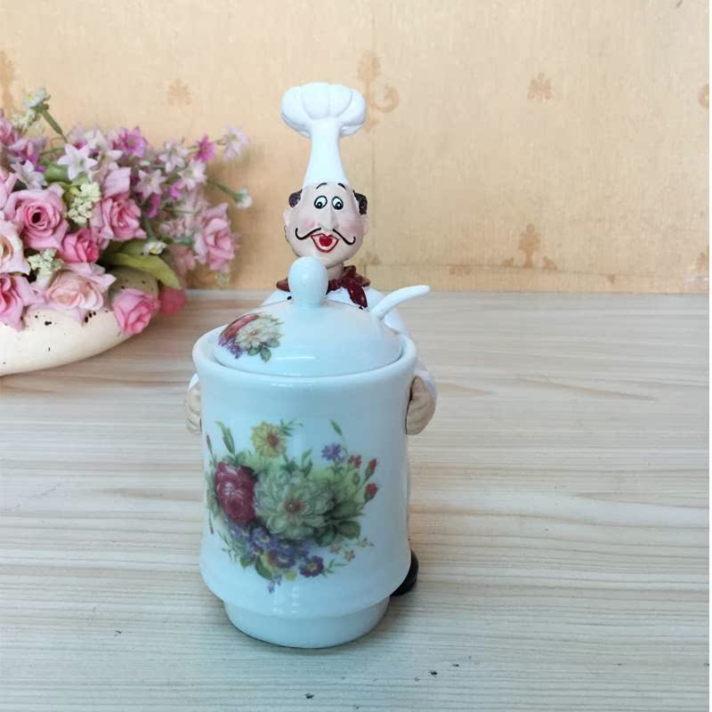 kitchen household Sauce pot European style resin cook lovely ceramics Seasoning box Three-piece Suite Salt shaker With cover Spoonin the Kitchen/Cooking utensils , Kitchen Gadgets/Kitchen storage , Storage jars/Kitchen storage containers , Seasoning bottles category - from Buy2taobao.com to provide professional Taobao agent buy service