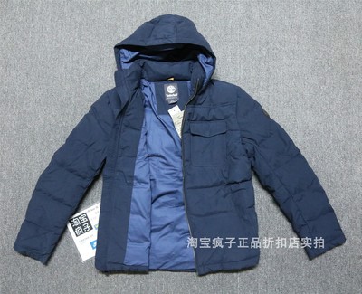 补货 Timberland 男 厚实保暖连帽羽绒服 外套 A1NF8 原1990