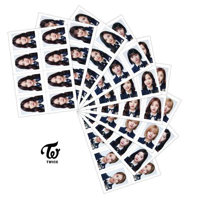 twice once 2nd generation  mina 金多贤孙彩瑛周子瑜一寸证件照