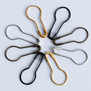 黑色别针金色别针葫芦小号老式别针简约服装吊牌扣衣服扣针锁针铜