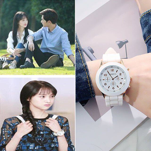 郑爽手表_郑爽贝微微同款手表女中学生韩版简约手表时尚潮流休闲软妹