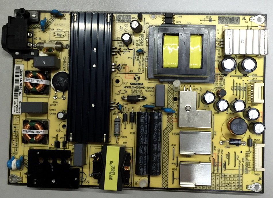 原装tclb55a758u电源板shg5504e101hadlbb435rev03